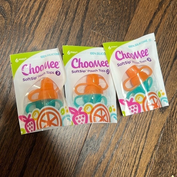 Choomee softsip pouch tops (3 individually sealed packages) - Picture 3 of 5